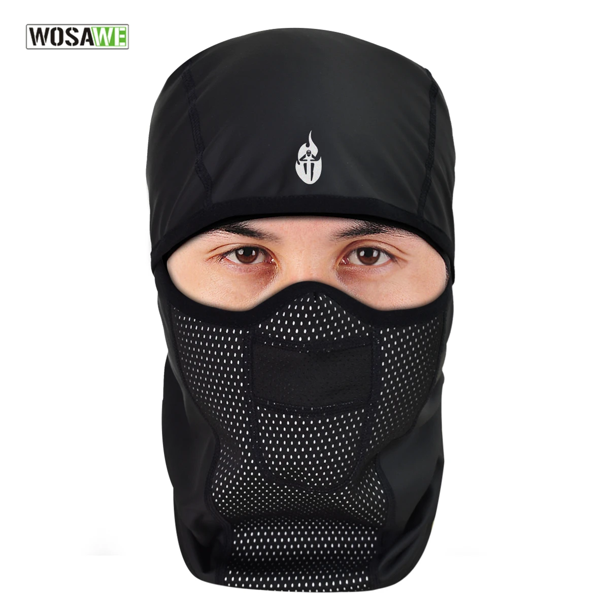 WOSAWE Winter Cycling Face Mask Fleece Thermal Windproof Bike Balaclava