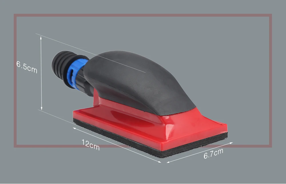 125X70 мм шлифовальная губка блок ручной экстракции пыли шлифовальный губка блок без пыли абразивный инструмент красный Полировальный Инструмент