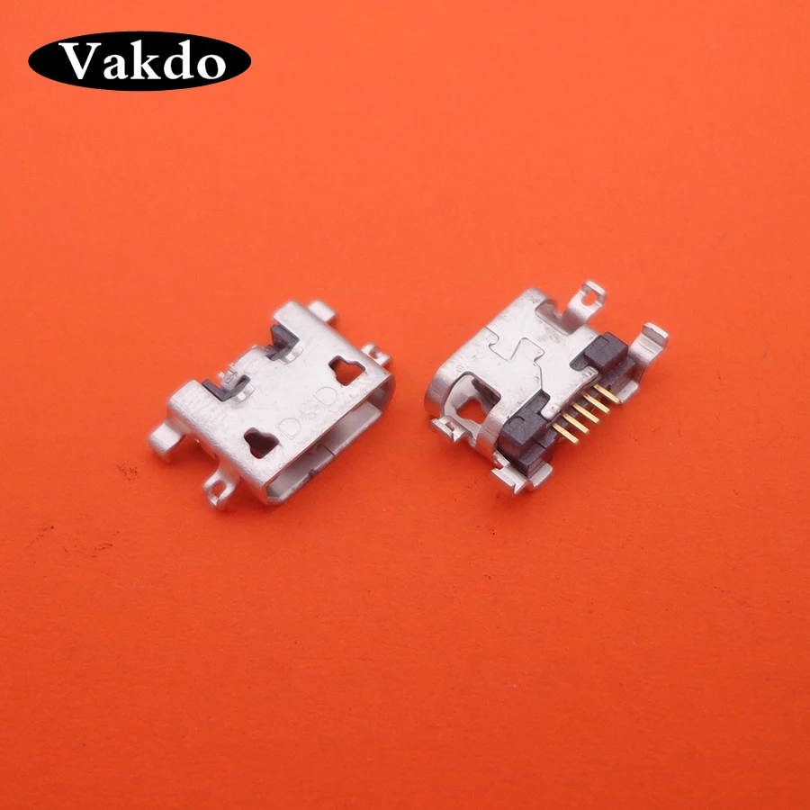 1PCS mini Micro USB connector charge jack socket replacement repair part For Alcatel One Touch Idol X Dual OT6040 OT 6040D 6040E photo