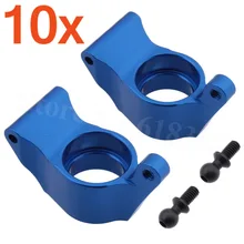 10 пар Алюминиевая Задняя Ступица Перевозчик(L/R) для 1/18 Revel 24540 Scorch Hobbico Dromida BX/MT/SC4.18 короткий ход грузовик монстр