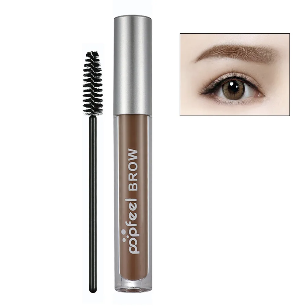 

5 Colors Waterproof Peel Off Eyebrow Gel Tattoo Pro Long Lasting Eyebrow Tint Gel Makeup Eyebrow Enhancer Cosmetic With Brush