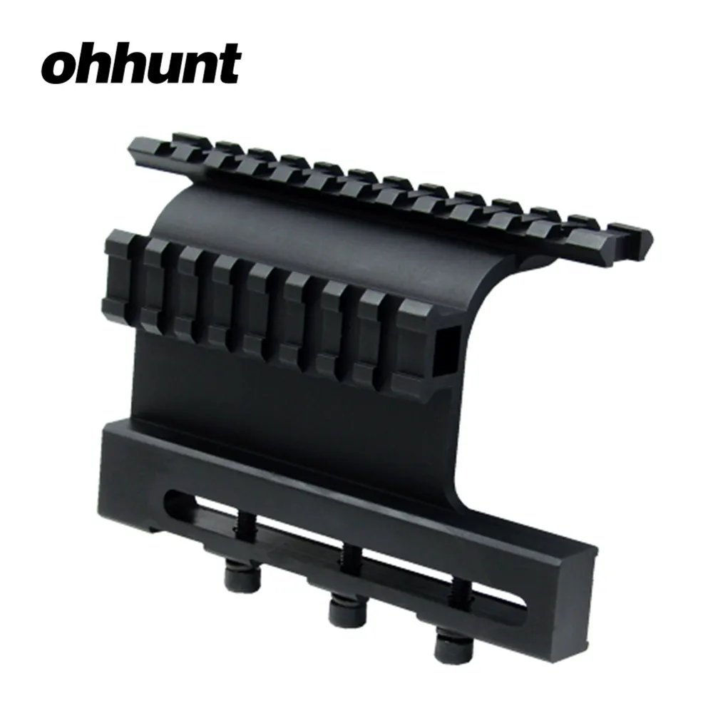 

ohhunt Tactical Hunting AK Series Gen 3 AK Double Weaver Picatinny Rail Side Mount System AK47 AK74