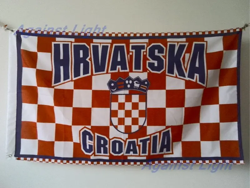 Croatia Croatian Flag 90 x 150 cm National Football Team Fan Banner For