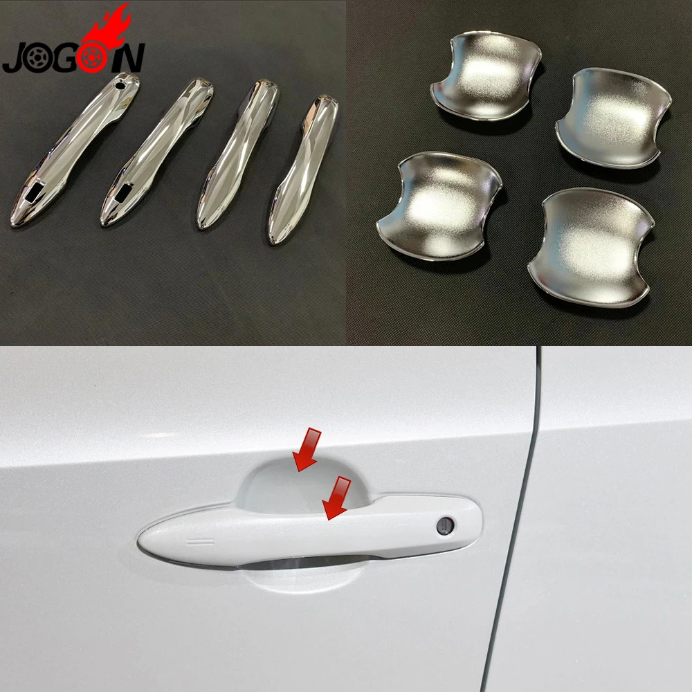 

Glossy Silver For Toyota Corolla Sport Hatchback E210 2019 Car Styling Side Door Handle & Bowl Cover Trim Accessories