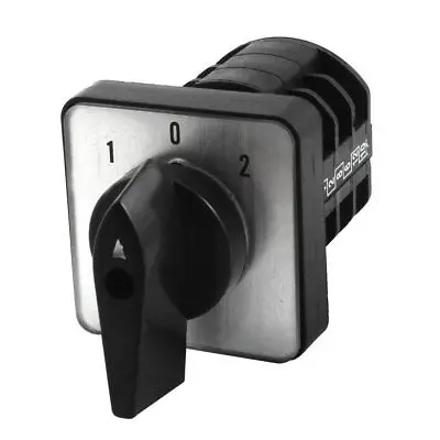 

LW8-10A Panel Mount 3-Position 3Pole Rotary Selector Changeover Switch 380V 10A