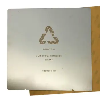 

ENERGETIC Removable Spring Steel Sheet Heat Bed Platform Printing Buildplate with PEI Sheet for Prusa i3 MK3 3D Printer Hot Bed