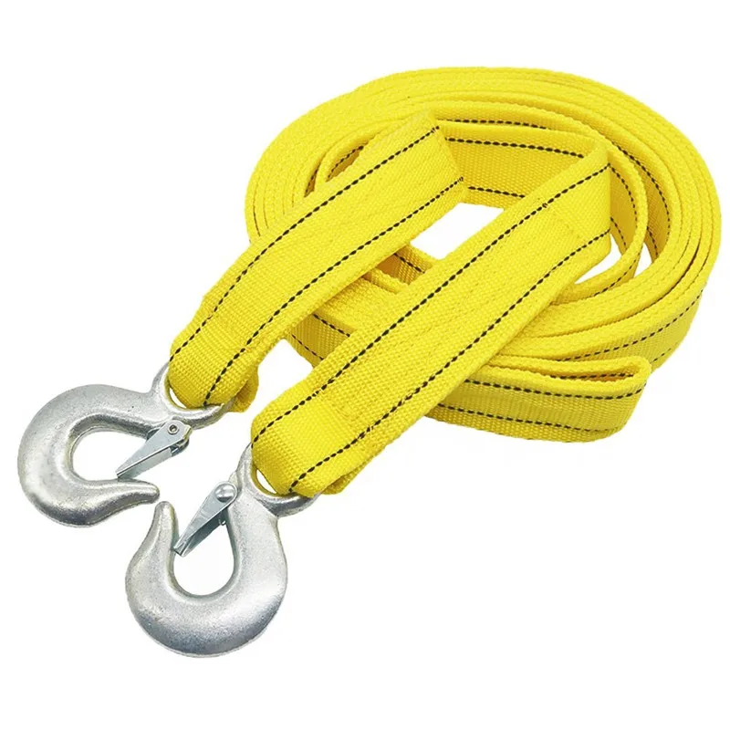 Tow Rope 13 FT 5 Tonnes 4M Car Towed Band Truck Pulling Rope Tow Towing