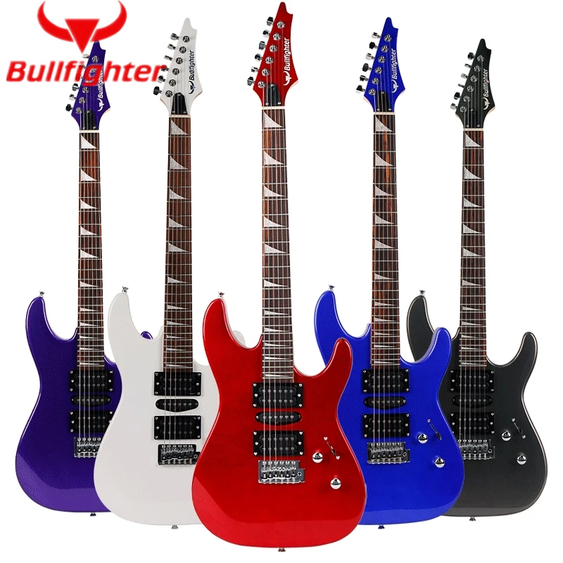 

Bullfighter D-150 Professional Performl Rock Electric Guitar Advanced Performance Effects Set Graffiti Electric guitar