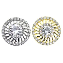 10pcs/lot 2018 New Snap Jewelry Gold & Silver Vintage Metal 18mm Snap Buttons for 18MM snap Bracelet bangles