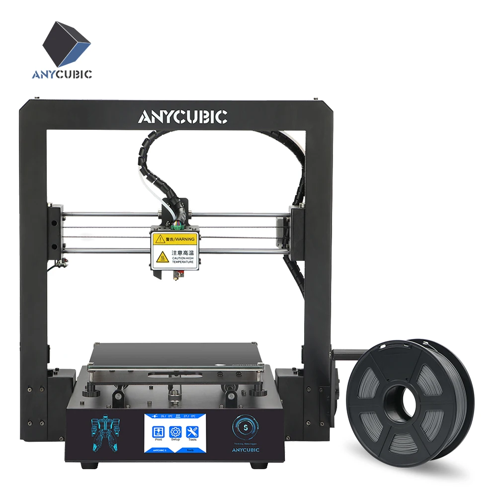 ANYCUBIC Mega S 3д принтер impressora экструдер TFT сенсорный экран ultraase огромный объем сборки PLA Настольный impressora 3d принтер