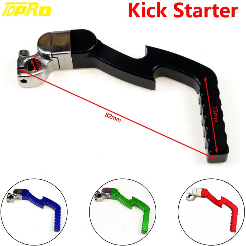 

TDPRO Motorcycle CNC Kick Start Starter Lever For Pocket Bike Honda XR50 CRF50 CRF70 CRF80 CRF100 Dirt Pitbike Baja Taotao
