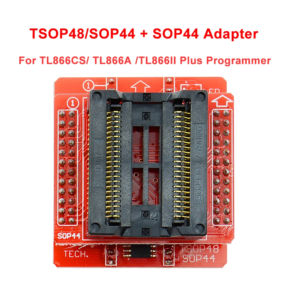 Бесплатная доставка TSOP48/SOP44 IC адаптер для Minipro TL866A TL866CS TL866II PLUS Универсальный USB