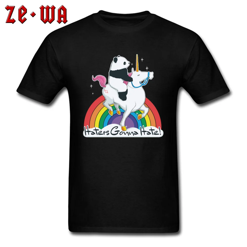 Haters Gonna Hate 2018 Comics Tees O-Neck Summer/Fall 100% Cotton Short Sleeve T Shirts for Men Normal Tshirts Haters Gonna Hate black