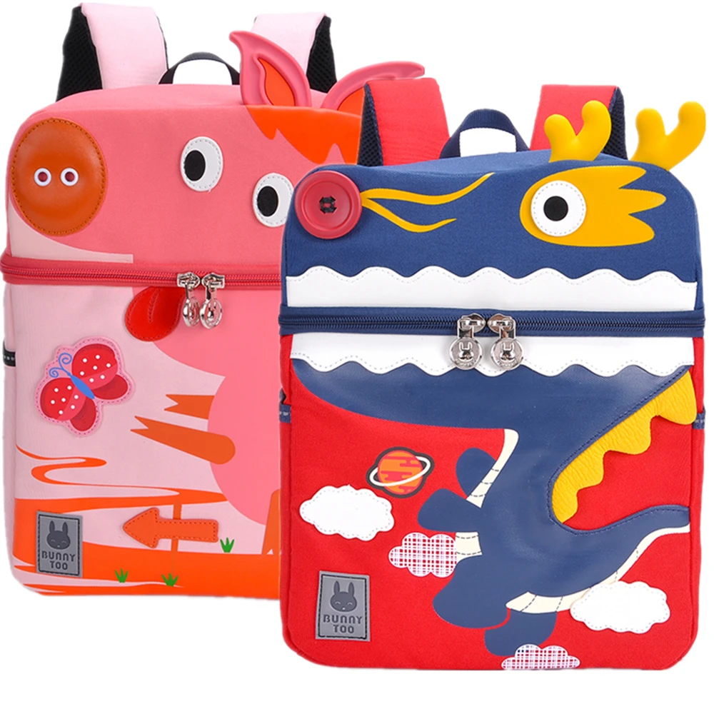 

3D Space flamingos School Bags for Kids Boys Schoolbag Designer Waterproof Children School Backpack Girl Bag