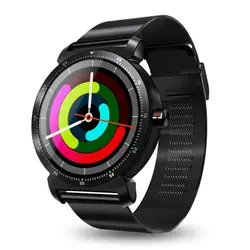 K88H плюс Смарт Часы сердечного ритма мониторы Шагомер фитнес трекер Круглый циферблат Bluetooth Smartwatch для IOS и Android