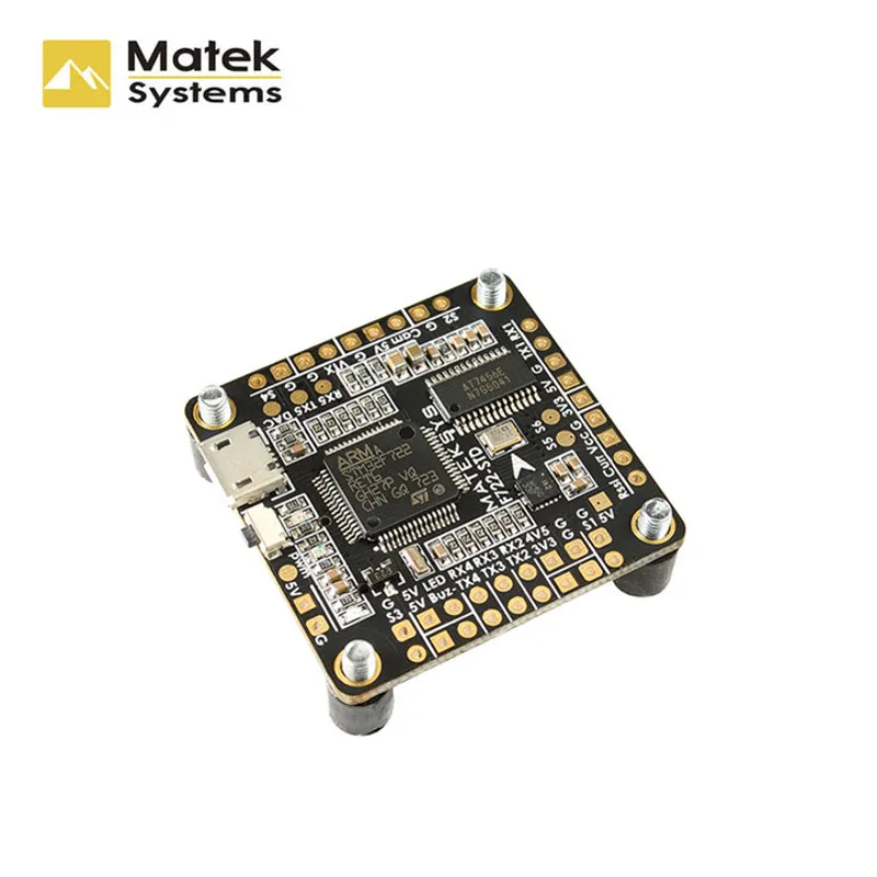 Matek Systems F722-STD F722 STM32F722 F7 игровые джойстики со встроенным серверный компьютером с экранным меню BMP280 барометр Blackbox для дрона с дистанционным управлением с видом от первого лица