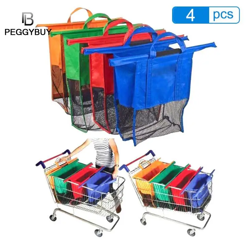 Thicken Cart Trolley Supermarket Shopping Bag Foldable Reusable Eco-Friendly Shop Handbag Totes Collapsible Storage Bag Thicken Cart Trolley Supermarket Shopping Bag Foldable Reusable Eco-Friendly Shop Handbag Totes Collapsible Storage Bag