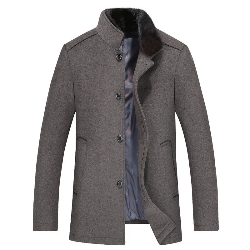 De Jaket Abrigo Chaqueta Larga Hombre Palto Long Cloth For Sobretudo ...