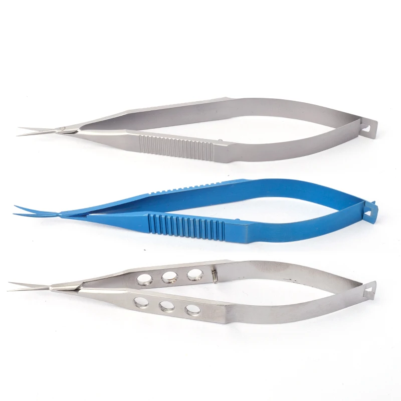 

Ophthalmic Instruments High Quality Stainless Steel Scissors 11.5cm Microscopic Fine Trabecular Scissors Microsurgical Tools