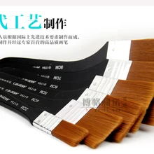 6 стилей Maries Акварельная масляная художественная кисть нейлоновая краска для волос художественная кисть легко Чистящая деревянная Чистящая Щетка AHB020