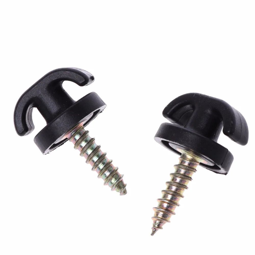 2 Pcs Universal Car Rear Trunk Envelope Cargo Net Tie Down Hook Ring