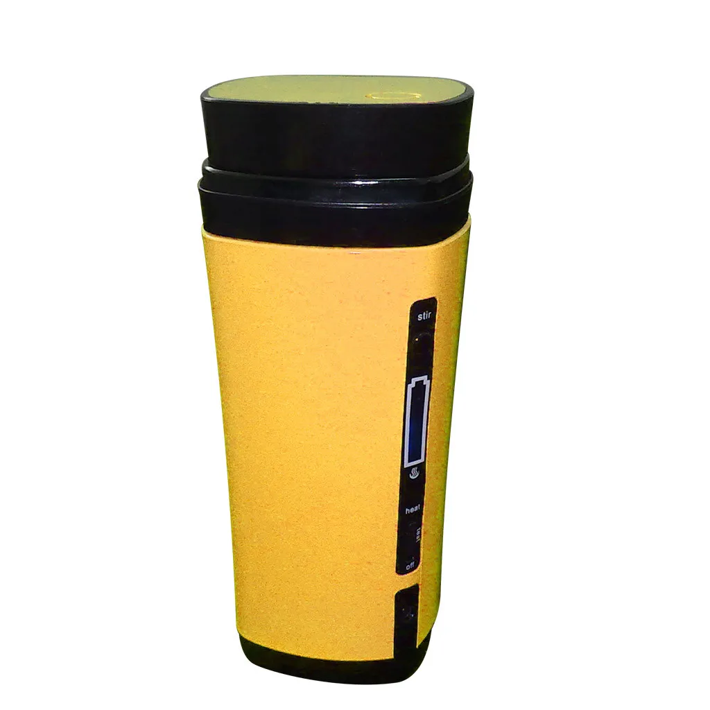 Термос бутылка высокого качества Мини Путешествия Кофеварка портативный Автоматическое Смешивание Отопление USB кофейная чашка
