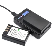 Batterie Li-ion pour appareil photo, 2 pièces, 1800mAh, EN-EL9 EN EL9 EN-EL9a EN EL9a EL9a, chargeur LCD USB pour Nikon EN-EL9a D40 D60 D40X D5000 D3000