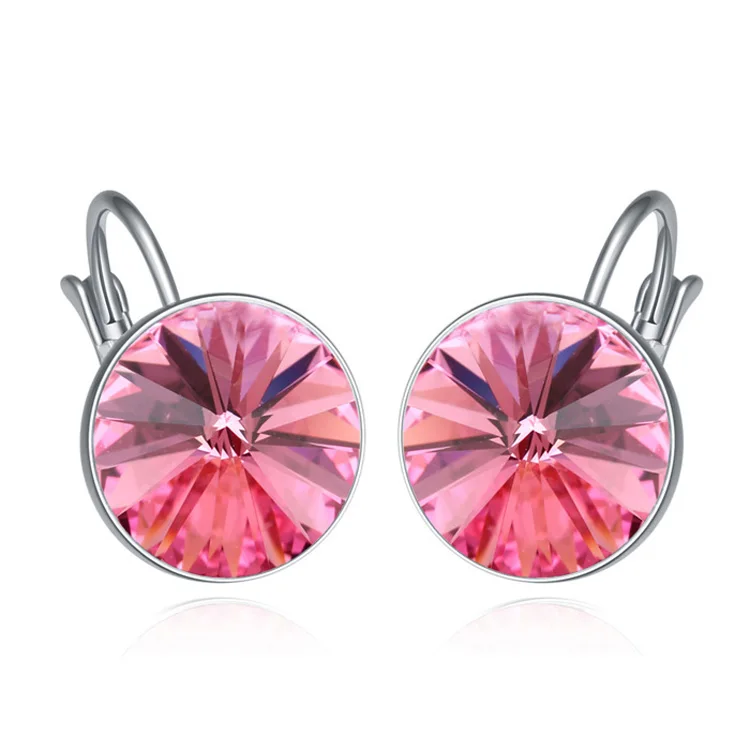 Серьги с настоящими кристаллами Swarovski, модные ювелирные изделия, серьги-капли с австрийским кристаллом для женщин, Oorbellen Bijoux - Окраска металла: 6