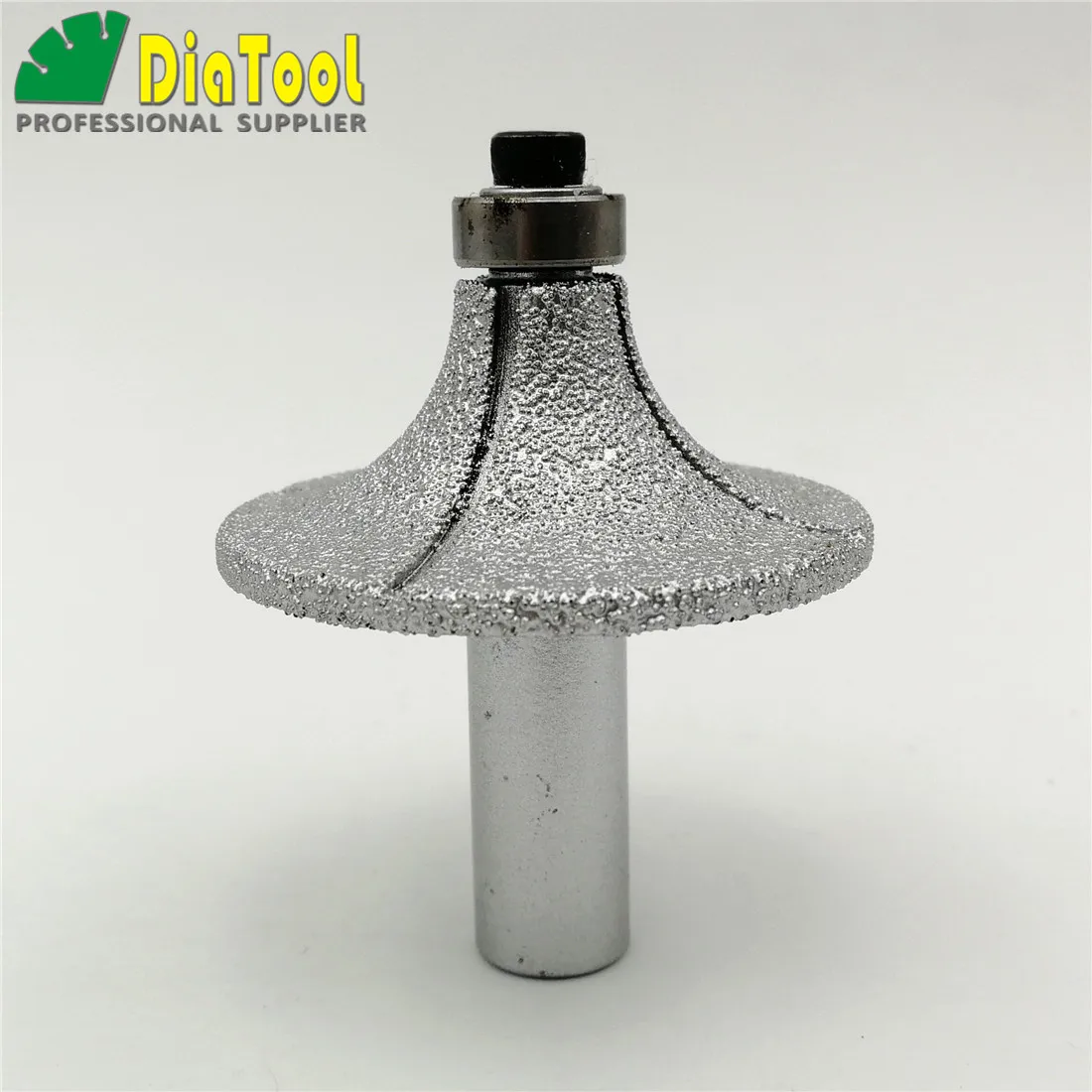 DIATOOL No.11 R18MM Vacuum Brazed Diamond Router Bits With Radius 18mm