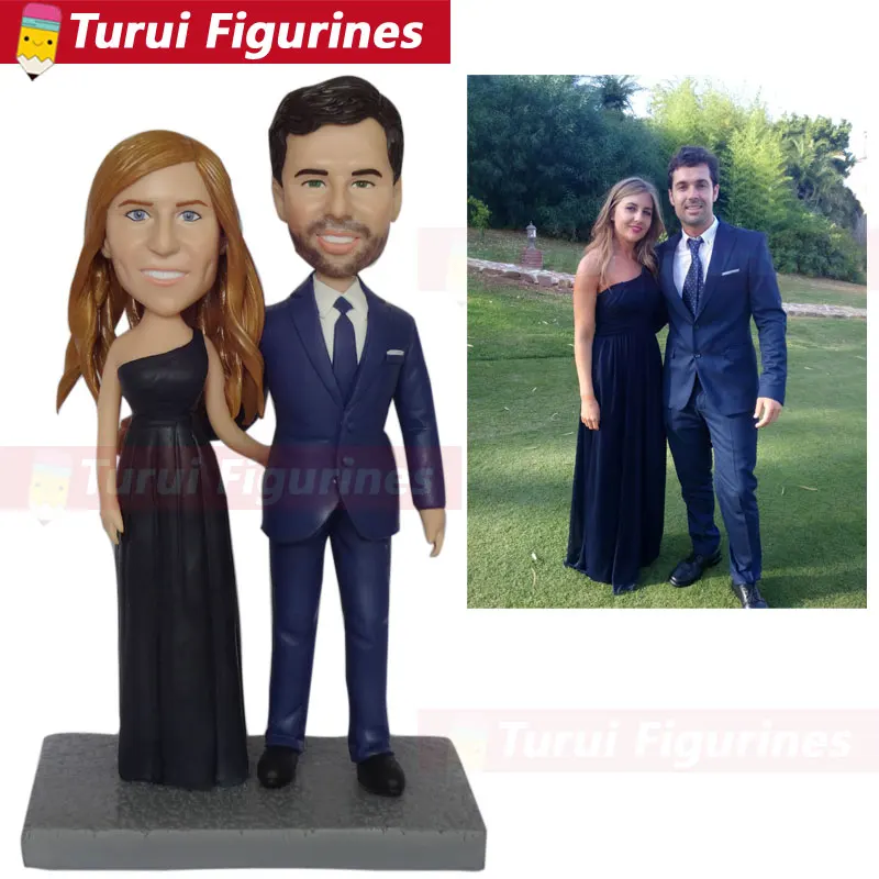 Выполненные на заказ 3D скульптуры из ваших фотографий свадебный торт Топпер