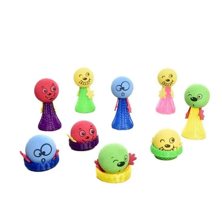 

2018 1 Pcs Funny Mega Fly Jump Children Prank Strange New Bounce Elf Children's Educational Toys Low Price