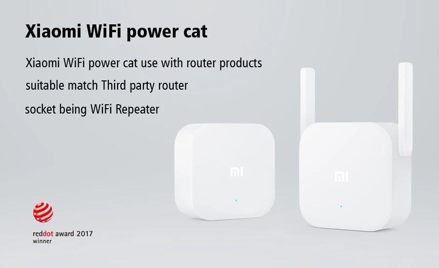 Xiaomi Mi WiFi электрический комплект Cat, включая WiFi адаптер хост и WiFi суб расширитель повторитель усилитель 2,4 ГГц 300Mpbs