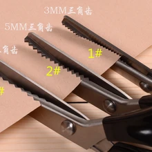 DIY шаблон ножницы ткань-как резка ткань зубчатая тригонометрическая круговая дуга ткань режущие зубы режущие инструменты для изготовления цветов 3 шт./лот