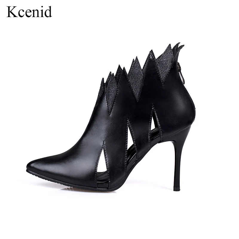 Kcenid 2019 New rome style sexy cut out stiletto heel