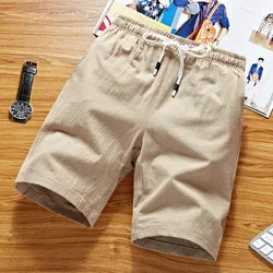 MRMT 2024 Brand Men's Shorts Casual Cotton Linen Men Shorts For Male Beach Breechcloth Scanties Man Short Pant