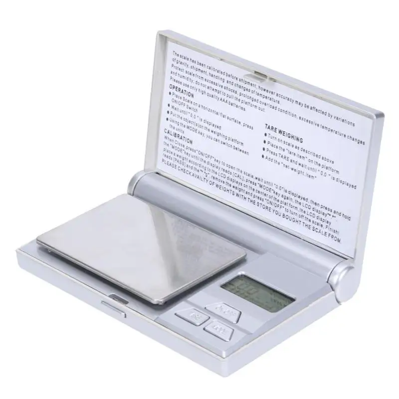 500g 0 1g 200g 0 01g LCD High Precision Electronic Pocket font b Jewelry b font