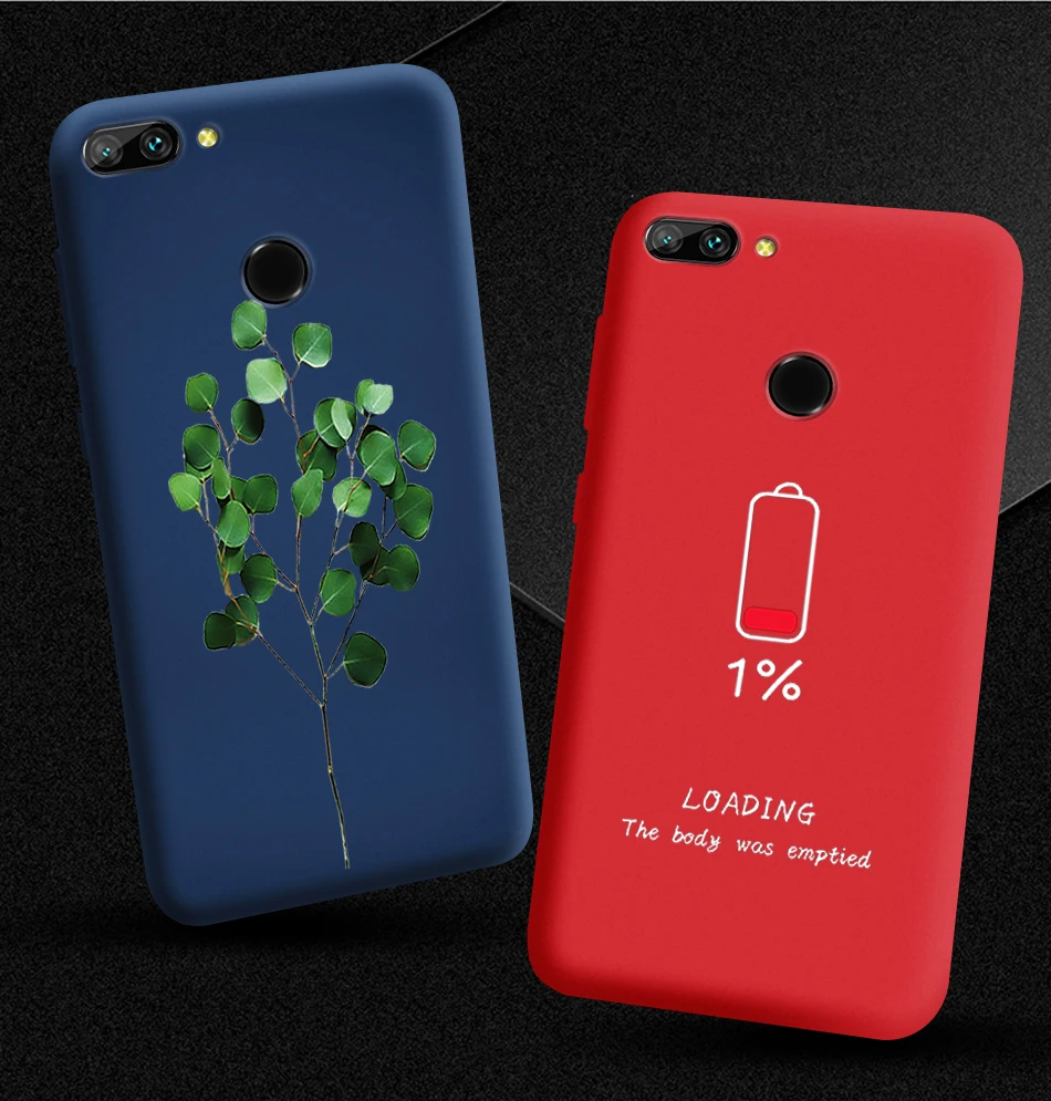 Силиконовый чехол для Huawei Honor 8C 8X 9 Lite P smart 2019 матовый телефона разноцветная крышка