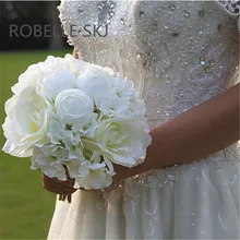 Искусственное платье подружки невесты на свадьбу свадебный букет романтический свадебный букет цветов для Свадебные аксессуары для невест Свадебные