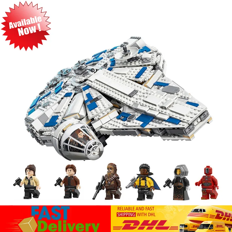 

2018 Lepin 05142 1584Pcs Kessel Run Millennium Falcon Toys Model Building Bricks Blocks Toy Gifts Compatible LegoINGlys 75212