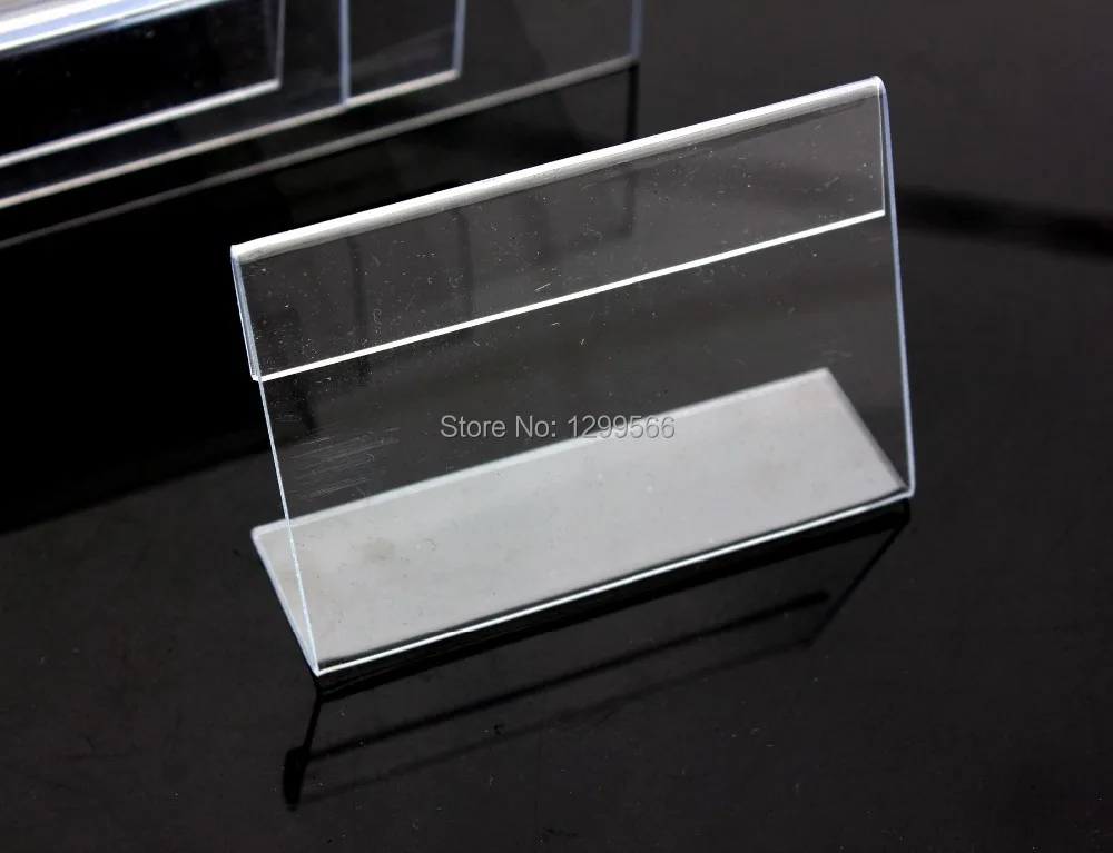 Kostenloser versand Plexiglas Name tischkarte Preisschild Anzeige