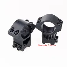 Пара 25,4 мм кольцо 1 ''& 11 мм ласточкин хвост 3/8" крепление высокий профиль прицел крепления принадлежности для охоты