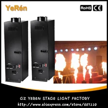 ( 2 unids/lote ) DJ de la etapa fuego máquina llama máquina DJ equipo del efecto DMX o Manual de Control de alambre