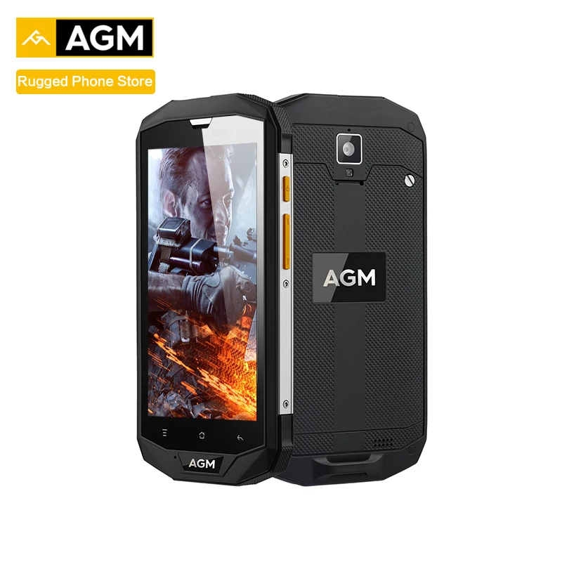 

Original AGM A8 IP68 Waterproof Mobile Phone 5.0"HD 3GB RAM 32GB ROM Qualcomm MSM8916 Quad Core 13.0MP 4050mAh NFC OTG