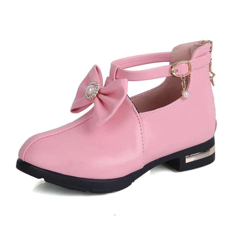 Buy 2018 New Spring and Autumn Fashion Pink Bow Low