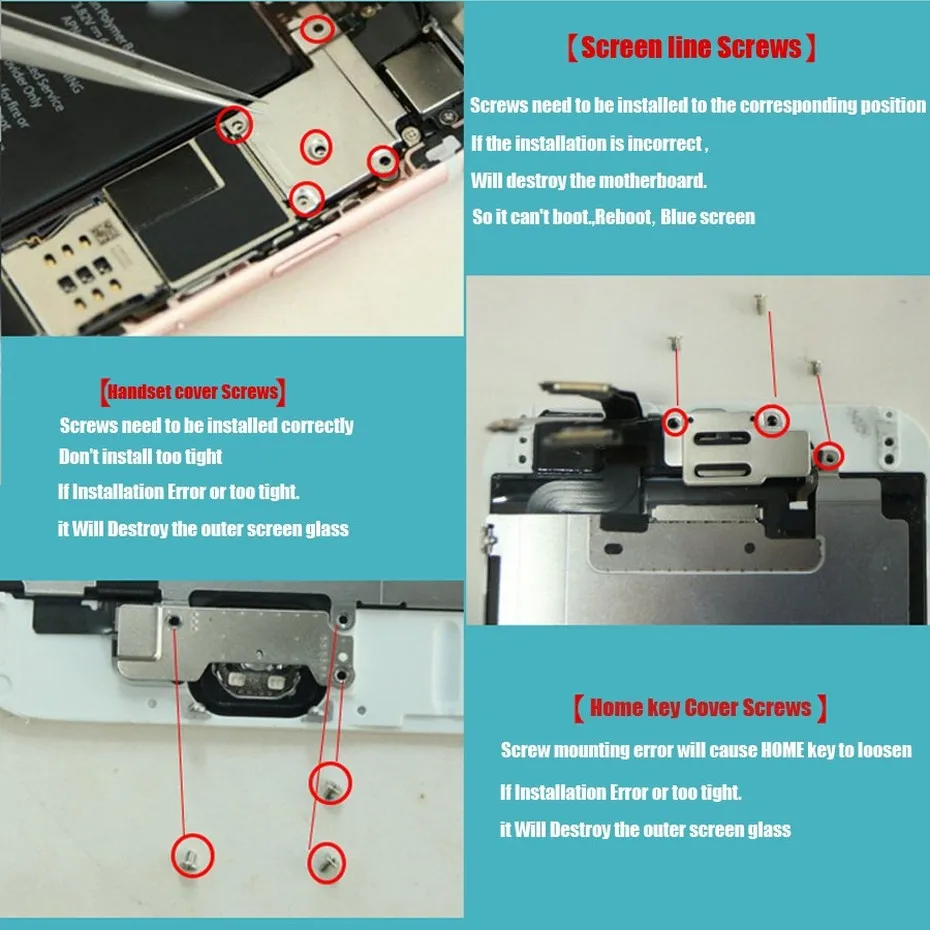 PINZHENG AAAA Quality LCD For iPhone 5s 8 6 6S 7 LCD Screen Display 3D Touch Replacment Screen For iPhone 6 6s Display With Tool (4)
