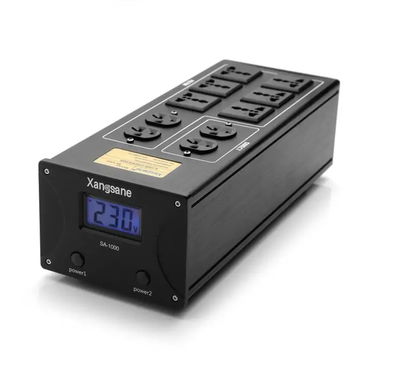 Hi End Hifi аудио 10 каналов розетки Schuko/US/AU шумовой фильтр Кондиционер переменного