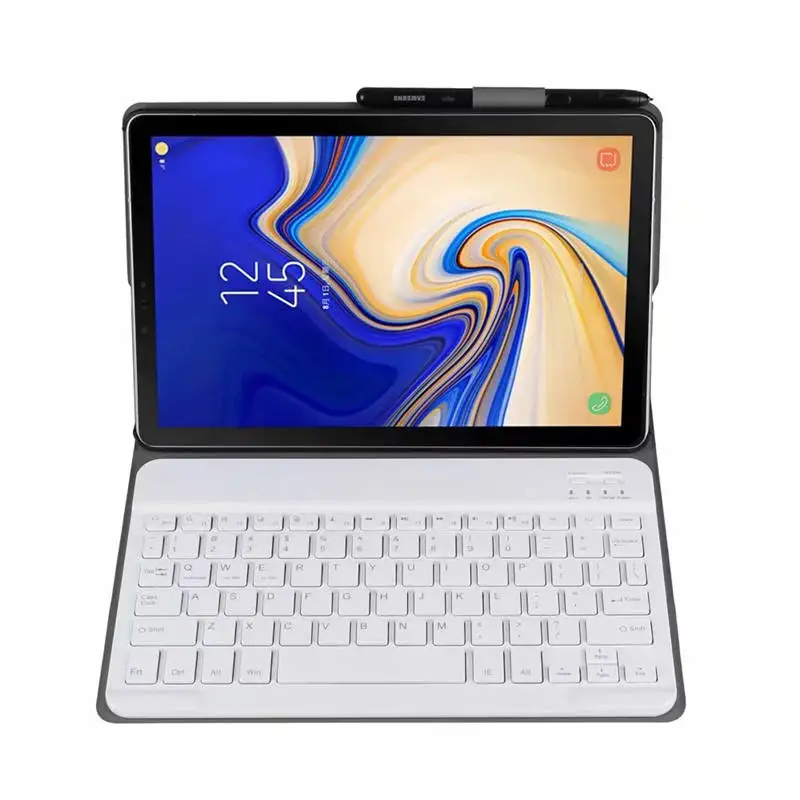 Тонкий Съемная bluetooth-клавиатура кожаный чехол для Samsung Galaxy Tab A A2 10,5 2018 T590 T595 SM-T590 планшетный Стенд кожаный чехол Funda