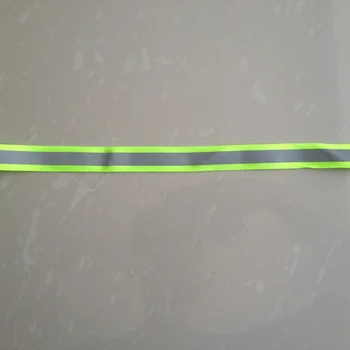 

2cmx50m Lime Green Reflective Fabric Tape Strip Edging Braid Trim Sew On for Clothes Bag Pants Bag outdoor product