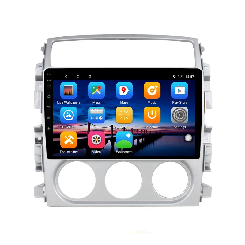 Discount 9" 2+32G 2.5D IPS Android 9.1 Car DVD Multimedia Player GPS for Suzuki Liana 2007 2008 2009-10-2013 audio car radio navigation 2
