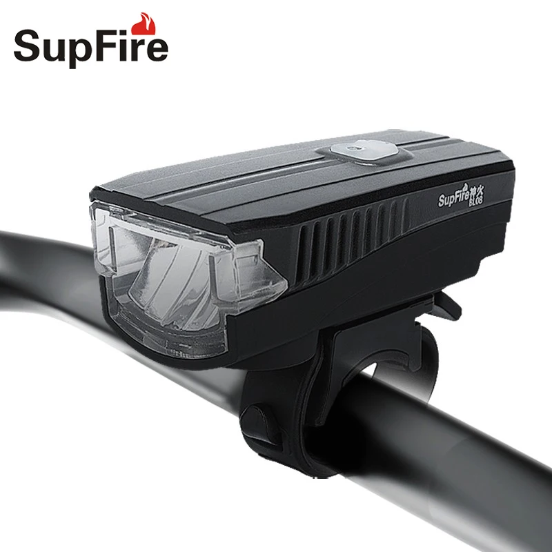 Supfire велосипедный фонарь светодиодный Велоспорт Передний BL08 динамик